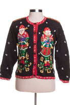 Black Ugly Christmas Cardigan 43325