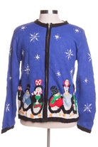 Blue Ugly Christmas Cardigan 43343