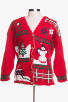 Red Ugly Christmas Cardigan 43351