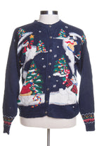 Blue Ugly Christmas Cardigan 43436