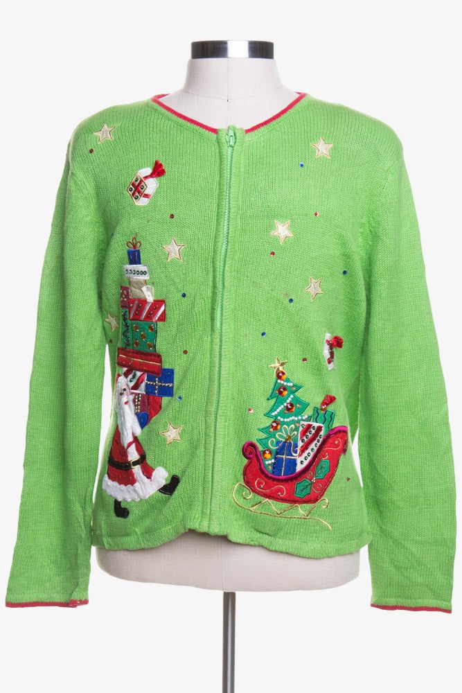 Green Ugly Christmas Cardigan 43480