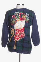 Blue Ugly Christmas Pullover 43574