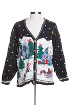 Black Ugly Christmas Cardigan 43589