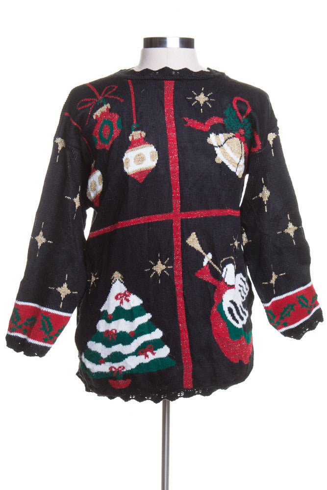 Black Ugly Christmas Pullover 43602