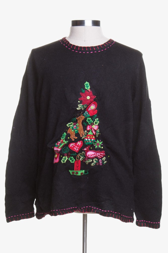 Black Ugly Christmas Pullover 43654