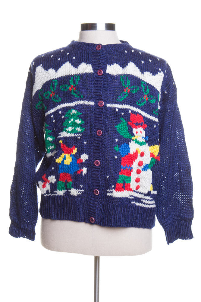 Blue Ugly Christmas Pullover 43682
