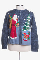 Blue Ugly Christmas Cardigan 43708