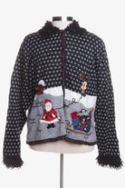 Black Ugly Christmas Cardigan 43784