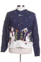 Blue Ugly Christmas Cardigan 43800
