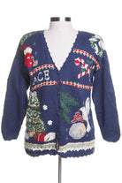 Blue Ugly Christmas Cardigan 43810