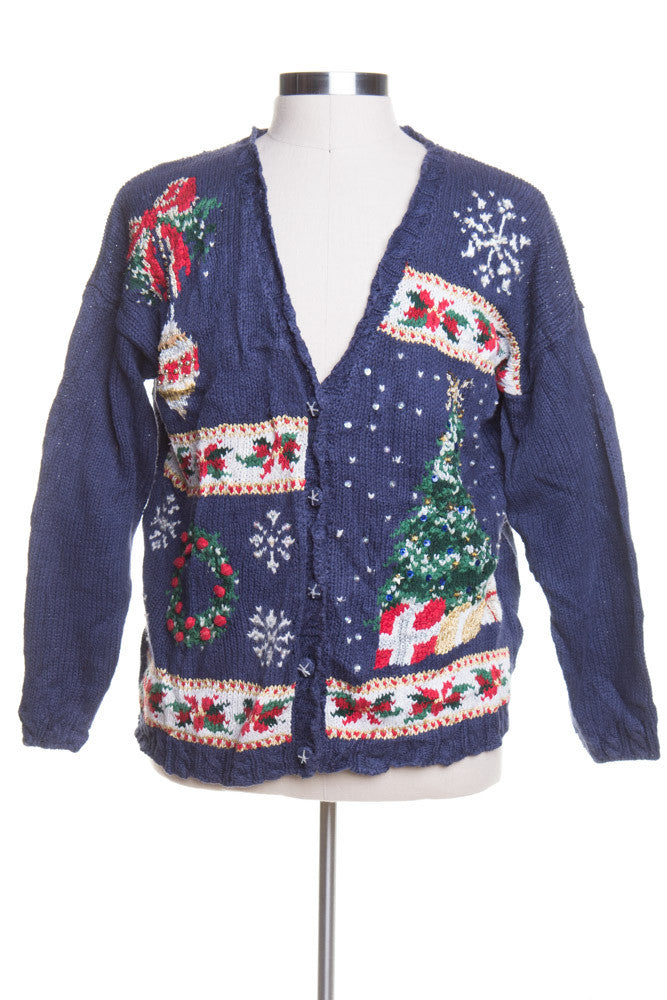 Black Ugly Christmas Cardigan 43842