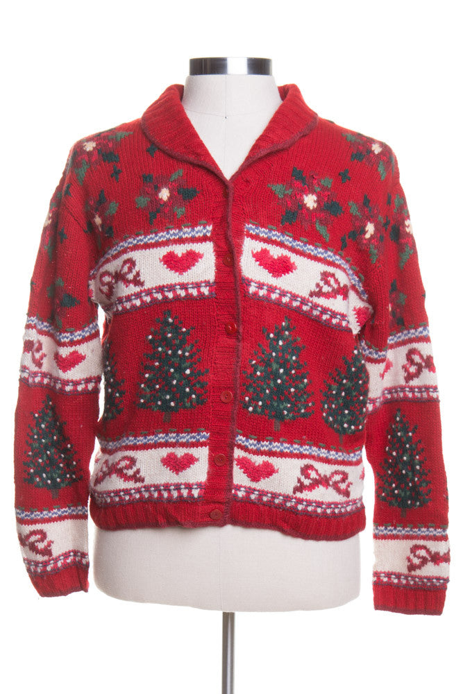 Red Ugly Christmas Cardigan 43884
