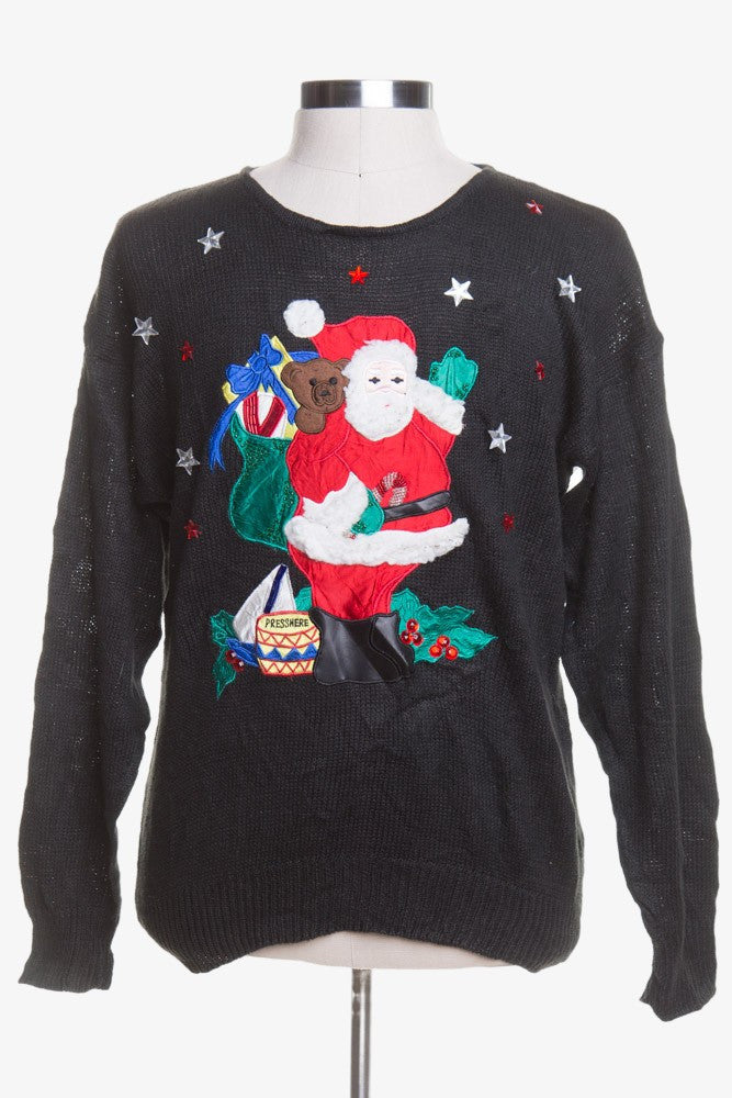 Black Ugly Christmas Pullover 43946