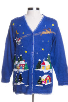 Blue Ugly Christmas Cardigan 43948