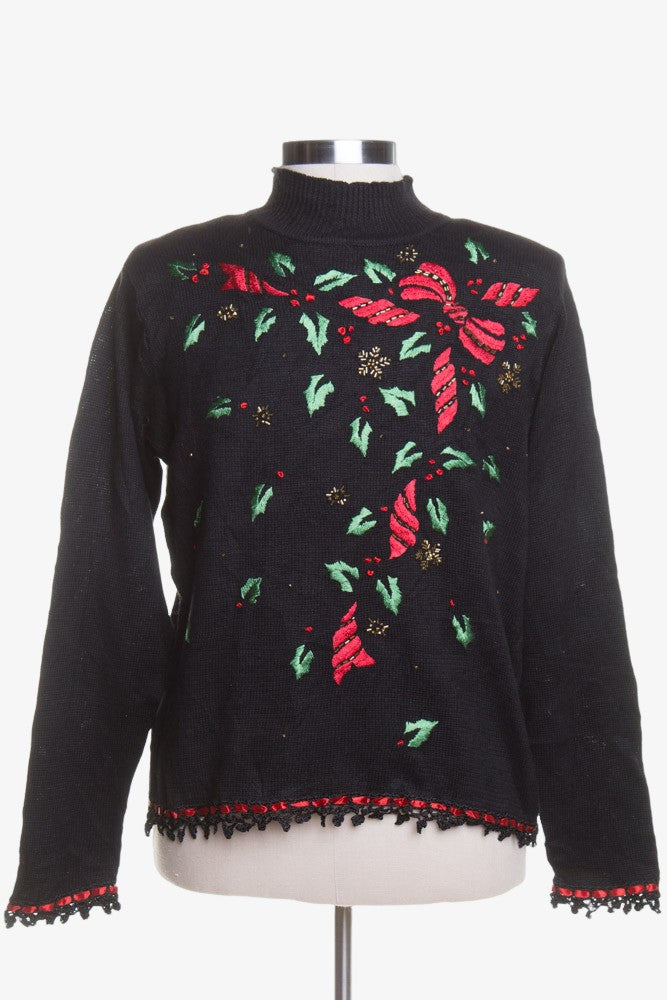 Black Ugly Christmas Pullover 43991