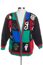 Black Ugly Christmas Cardigan 44027