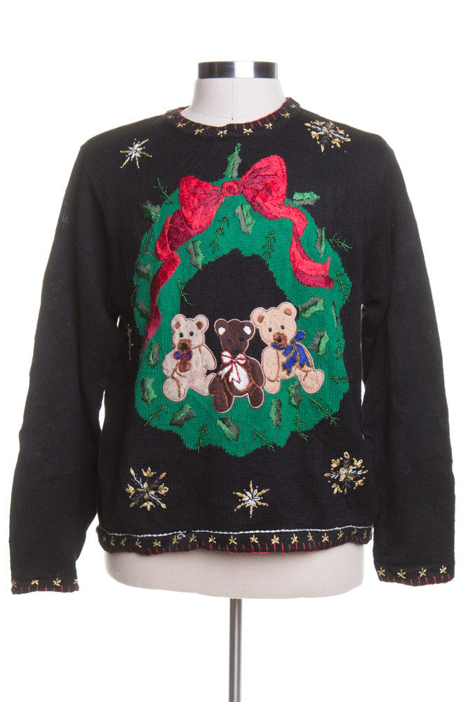 Black Ugly Christmas Pullover 44038