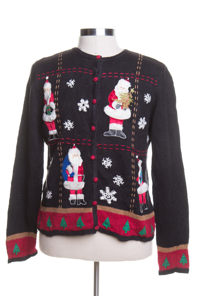 Black Ugly Christmas Cardigan 44109