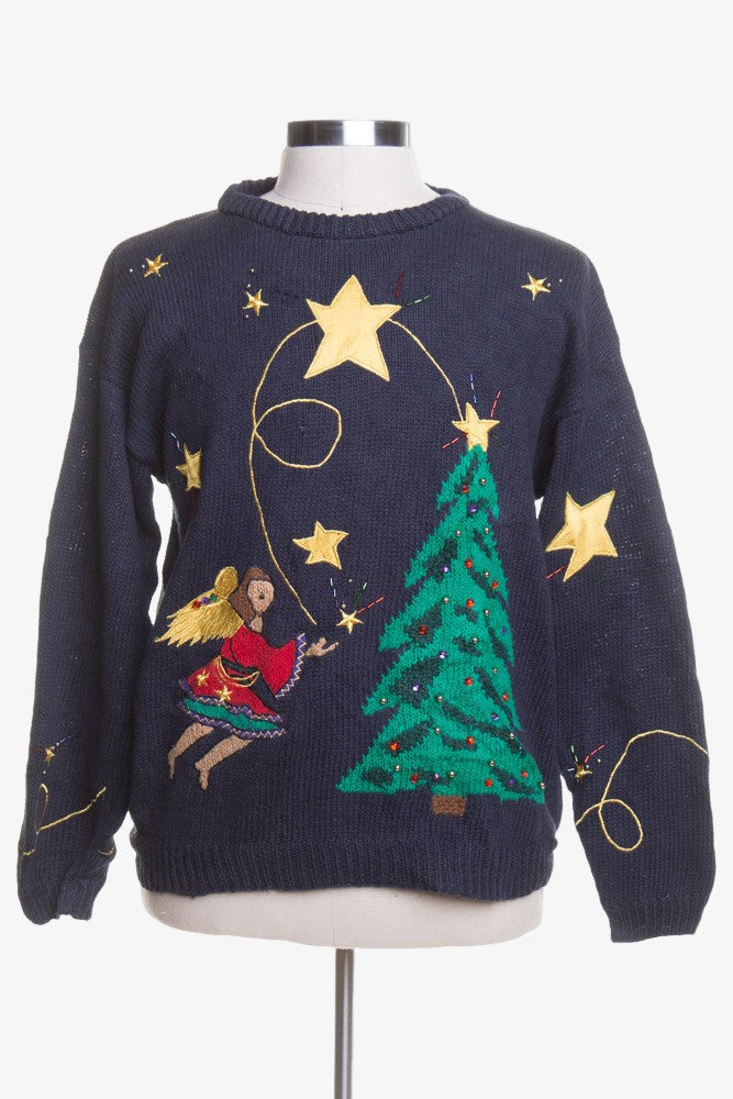 Blue Ugly Christmas Pullover 44110