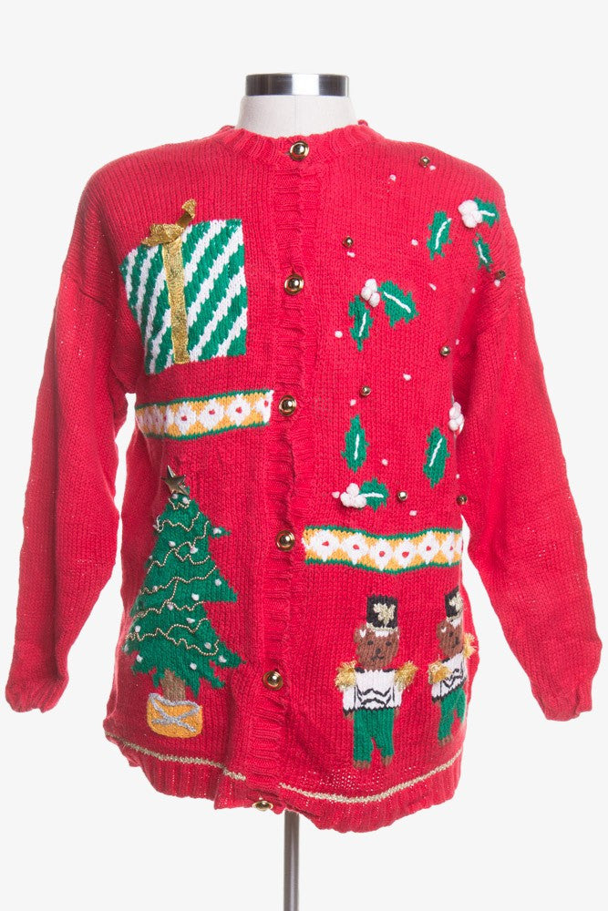 Red Ugly Christmas Cardigan 44125
