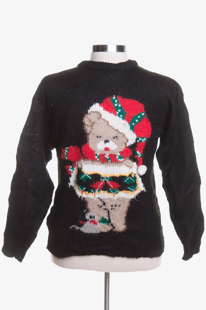 Black Ugly Christmas Pullover 44131
