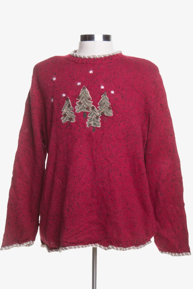 Red Ugly Christmas Pullover 44145