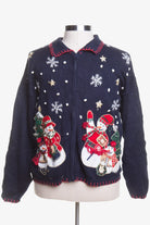 Blue Ugly Christmas Cardigan 44147