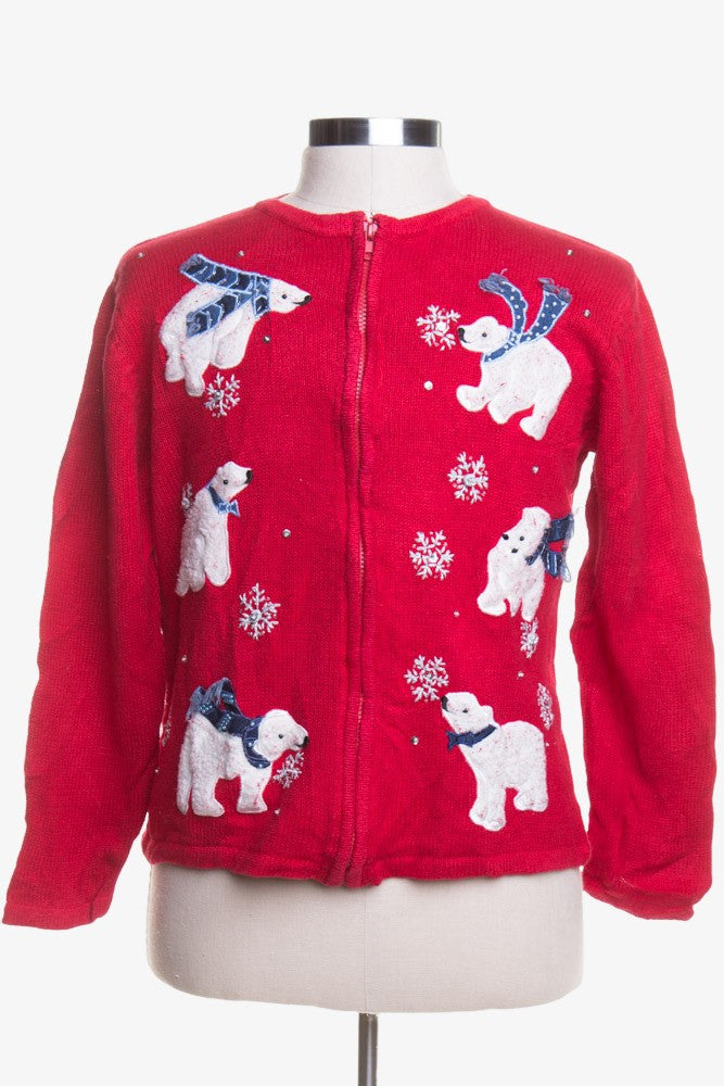 Red Ugly Christmas Cardigan 44157