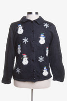 Black Ugly Christmas Cardigan 44213
