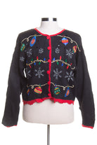 Black Ugly Christmas Cardigan 44215