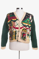 Green Ugly Christmas Cardigan 44252