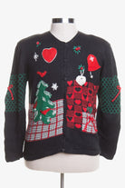 Black Ugly Christmas Cardigan 44279