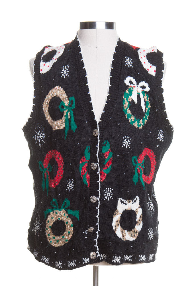 Black Ugly Christmas Vest 44283