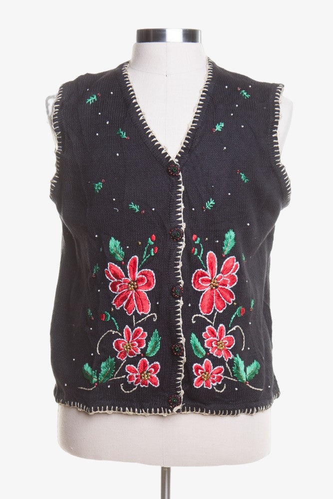 Black Ugly Christmas Vest 44288