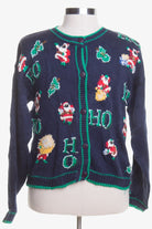 Blue Ugly Christmas Cardigan 44545