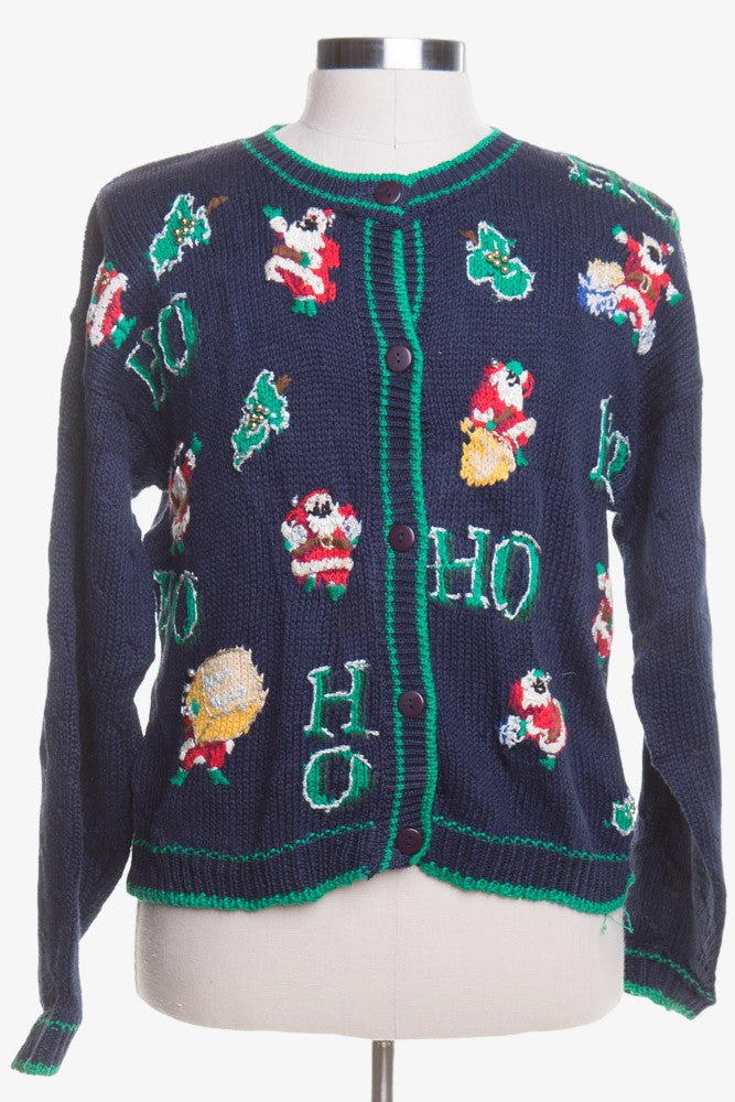 Blue Ugly Christmas Cardigan 44545