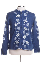 Blue Ugly Christmas Cardigan 44612