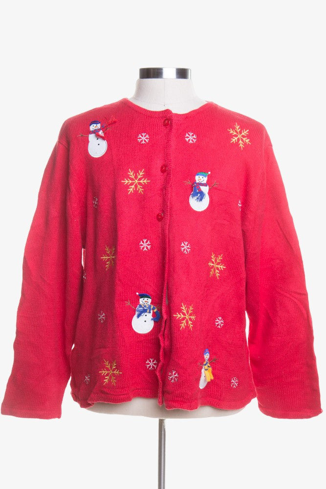 Red Ugly Christmas Cardigan 44619