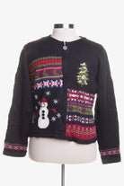 Black Ugly Christmas Cardigan 44654