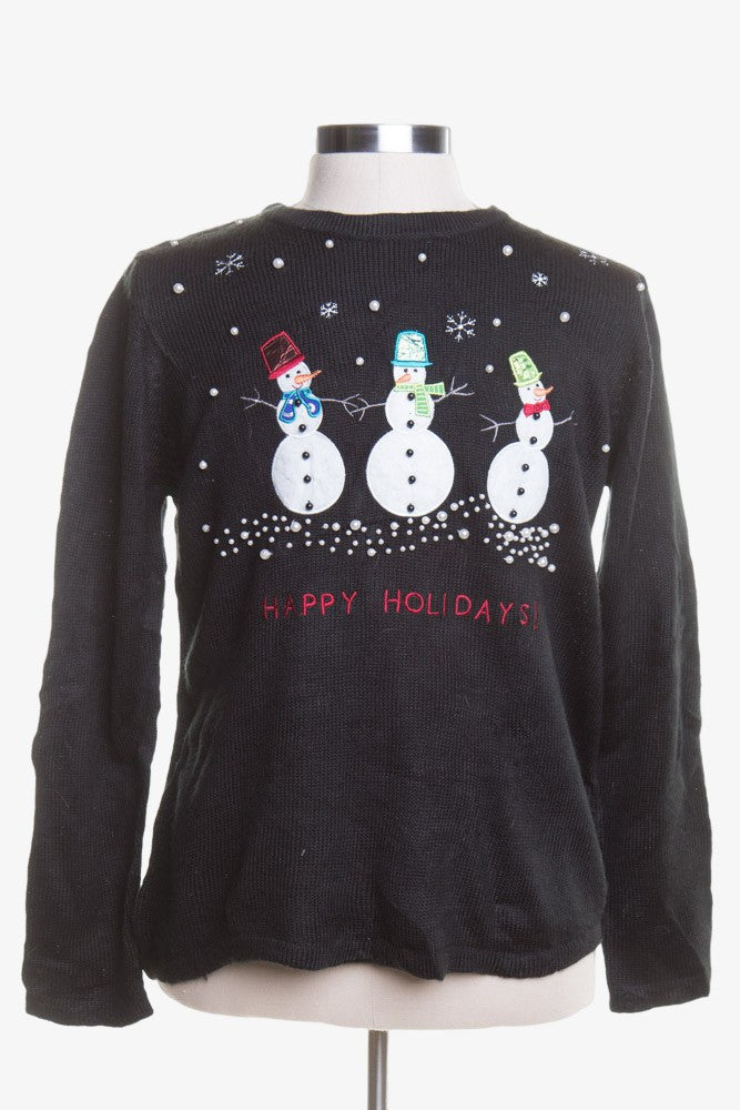 Black Ugly Christmas Pullover 44691