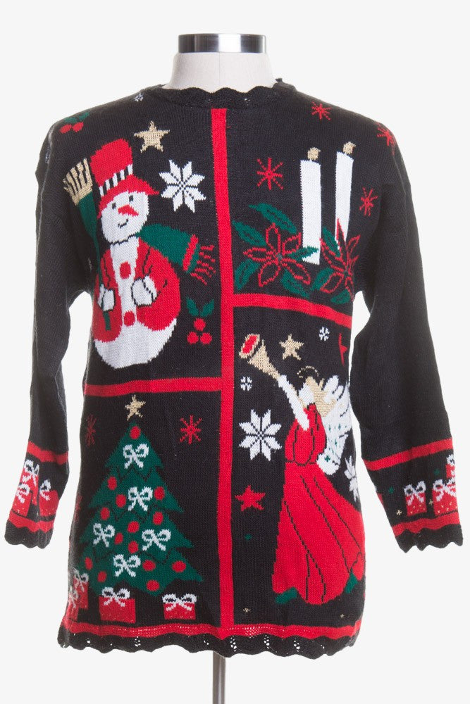 Black Ugly Christmas Pullover 44693