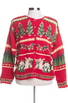 Red Ugly Christmas Cardigan 44761