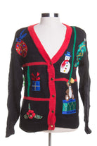 Black Ugly Christmas Cardigan 44869