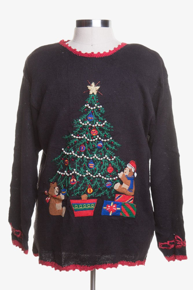 Black Ugly Christmas Pullover 44876