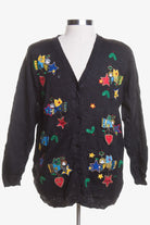 Black Ugly Christmas Cardigan 44991