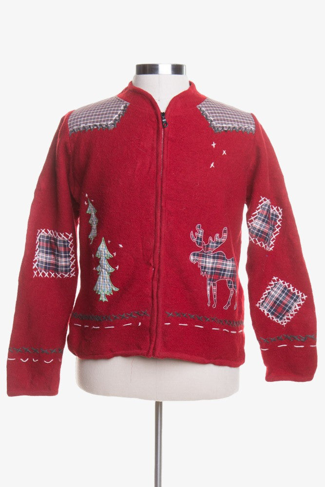 Red Ugly Christmas Cardigan 45014