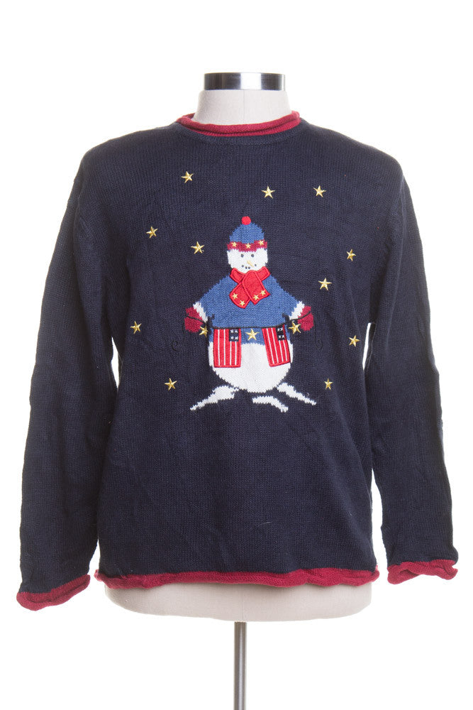 Blue Ugly Christmas Pullover 45045