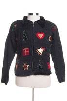 Black Ugly Christmas Cardigan 45093