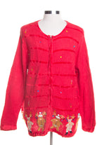 Red Ugly Christmas Cardigan 45232