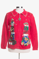 Red Ugly Christmas Cardigan 45281